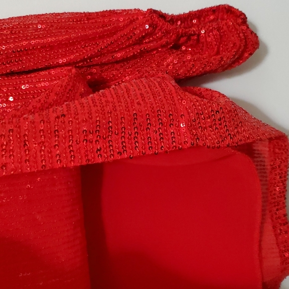 💥Red sparkly sequin blouse - Picture 4 of 4